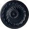 Ekena Millwork Flower Spiral Ceiling Medallion (Fits Canopies up to 2"), 12 1/4"OD x 2 1/4"P, Midnight Dream CM12FLMDF - alternate 1